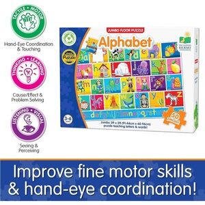 Alphabet Jumbo Floor Puzzle - Multicolor